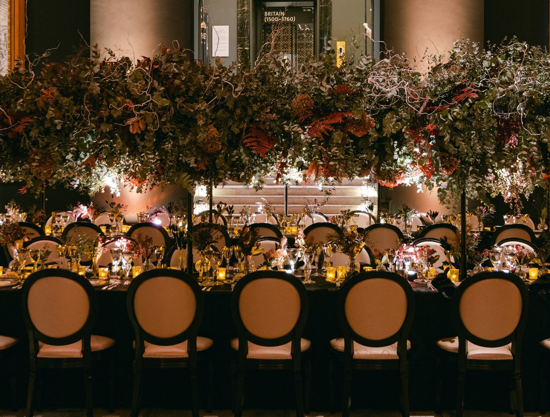 Table Set Up at the V&A Museum