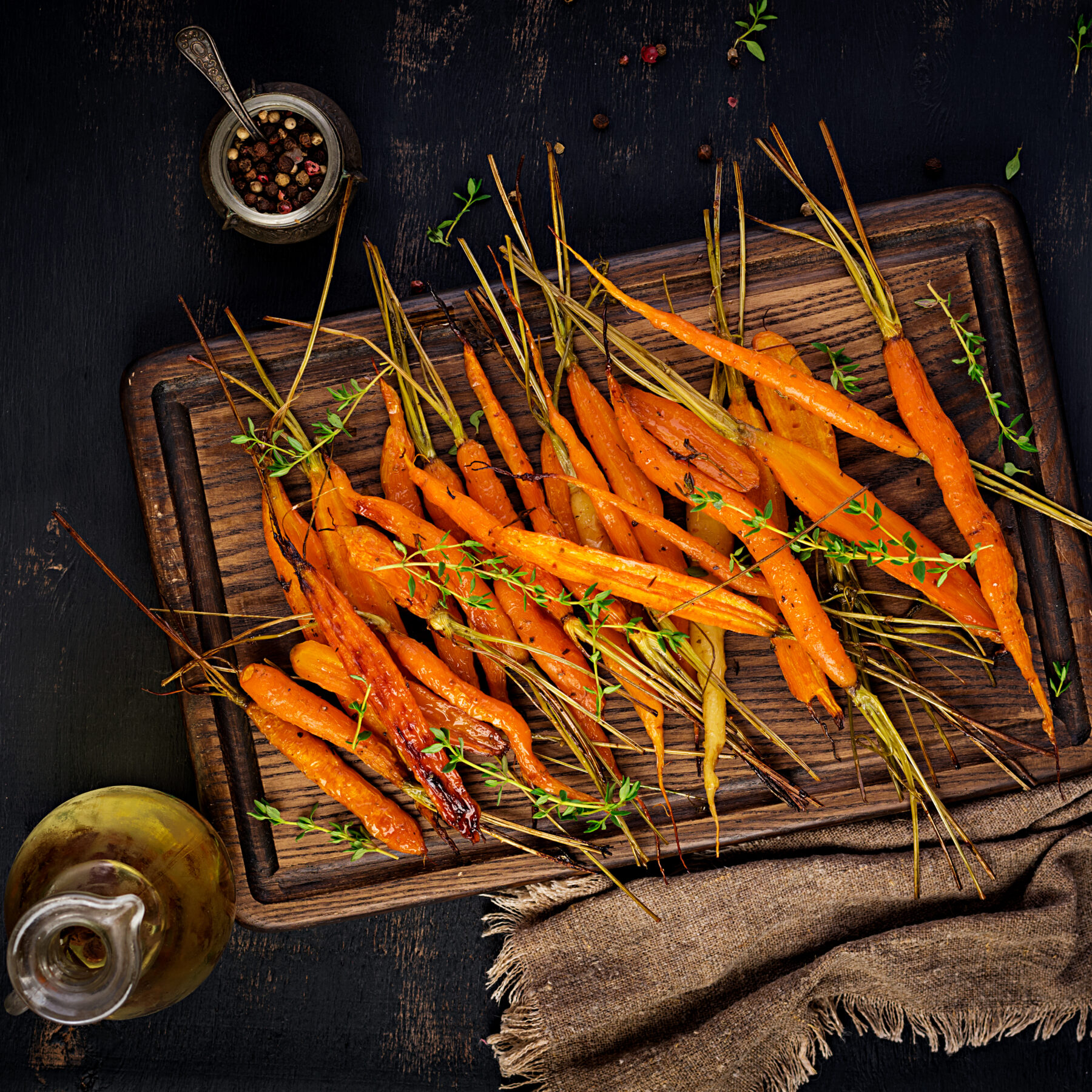 Organic fall carrots