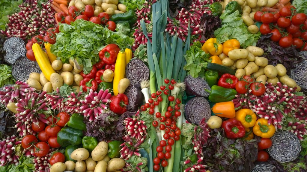 vegetables for earth month